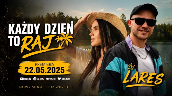 Lares całkowicie zmienia styl! „Każdy dzień to raj” to disco polo, jakiego jeszcze nie grał