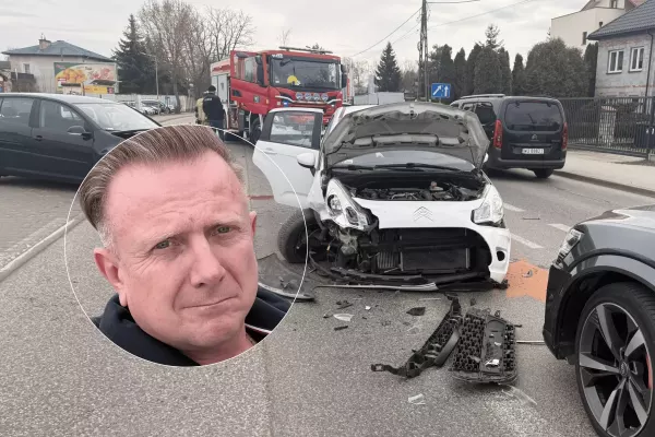 Pilne! Bartek Padyasek D-Bomb miał wypadek! Samochód gwiazdora disco kompletnie rozbity, interweniowały służby! 