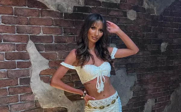 Pokazała za dużo? Klaudia Przybyszewska w białej ultrakrótkiej mini