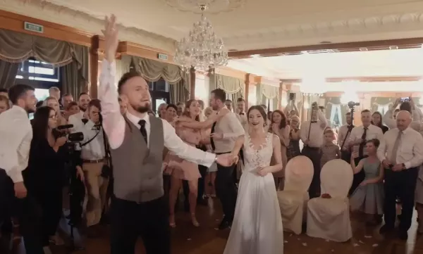Ponad 7,9 mln wyświetleń zebrało nagranie z wesela! To prawdziwy hit! 
