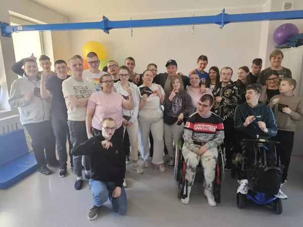 Radek Liszewski odwiedził Ośrodek Szkolno-Wychowawczy w Ełku. Ta wizyta poruszyła całą placówkę
