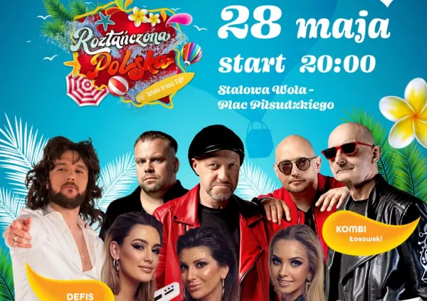 Roztańczona Polska 2023 - Stalowa Wola! Kto wystąpi, gdzie kupić bilety, transmisja LIVE