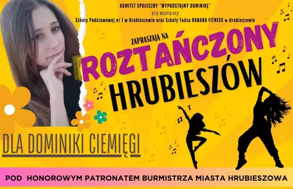 Roztańczony Hrubieszów: Wielka Impreza Charytatywna na Rzecz Dominiki!
