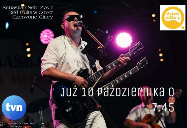 Sebastian Sebi Zys w Dzień Dobry TVN! Artysta wystąpi z zespołem Red Guitars Cover