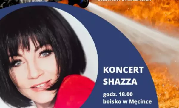 Shazza gwiazdą Gminnego Święta Strażaka w Męcince już 7 maja!