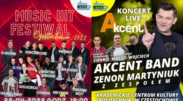Startuje pierwsza edycja Music Hit Festival w Częstochowie! Na scenie największe gwiazdy disco polo! 