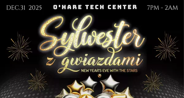 Sylwester z gwiazdami 2025 w O’Hare Tech Center z Andre i SkalarUs dla Polonii w Chicago