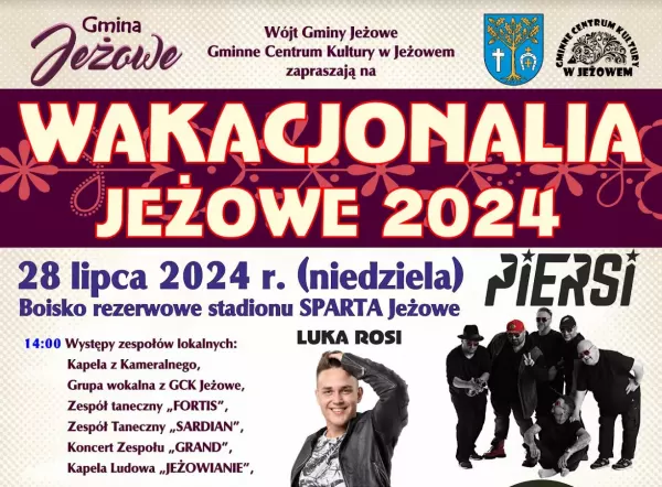 Wakacjonalia - Jeżowe 2024! Kto wystąpi?
