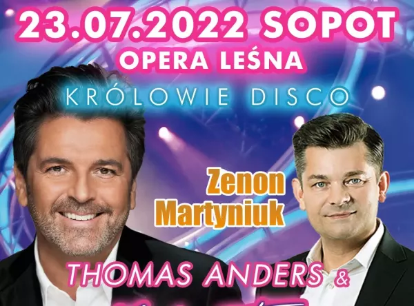 Wielkie wydarzenie! Już 23 lipca w Operze Leśnej wystąpią najwięksi „Królowie Disco„! Zenon Martyniuk i Modern Taliking!
