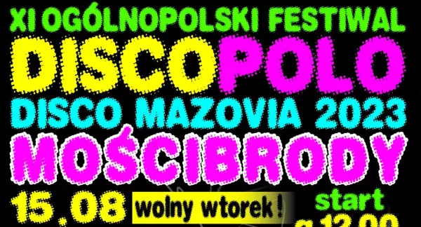 XI Ogólnopolski Festiwal Muzyki Tanecznej DISCO MAZOVIA 2023 - Ruszyła sprzedaż biletów! Zobaczcie kto wystąpi