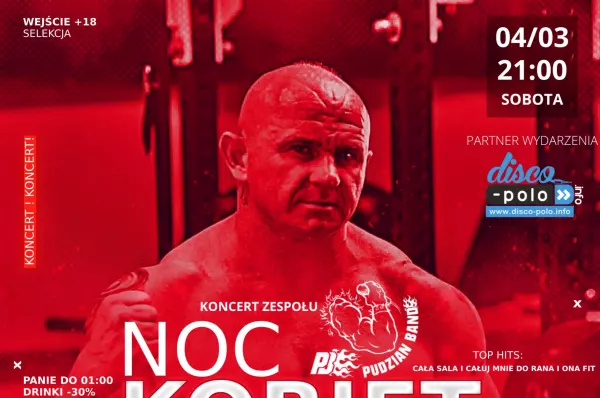 Pudzianowski zagra dla kobiet! Szykuje się gorąca impreza! Wydarzenie tylko dla dorosłych!
