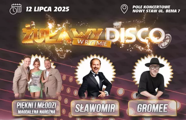 Żuławy w Rytmie Disco 2025! Kto wystąpi 12 lipca! 