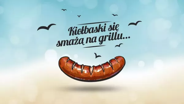 Denis - Kiełbaski się smażą na grillu