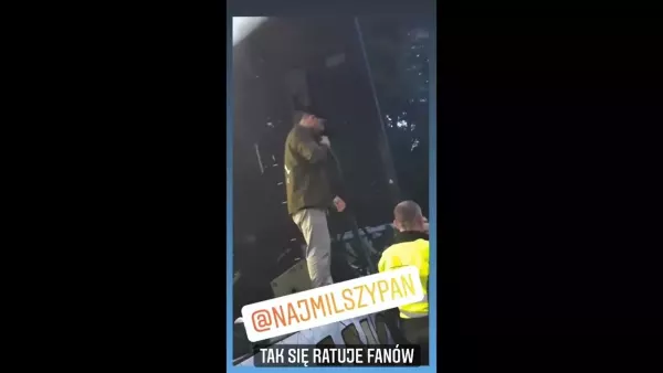MiłyPan ratuje fana! Ostra reakcja ochrony