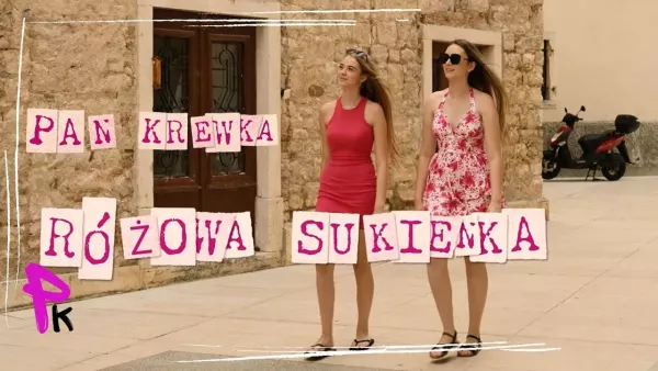 Pan Krewka - Różowa Sukienka
