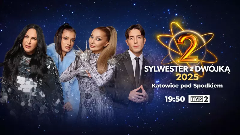 Sylwester z Dwójką 2025/2026" już dziś w TVP2. Kto wystąpi i gdzie oglądać transmisję na żywo