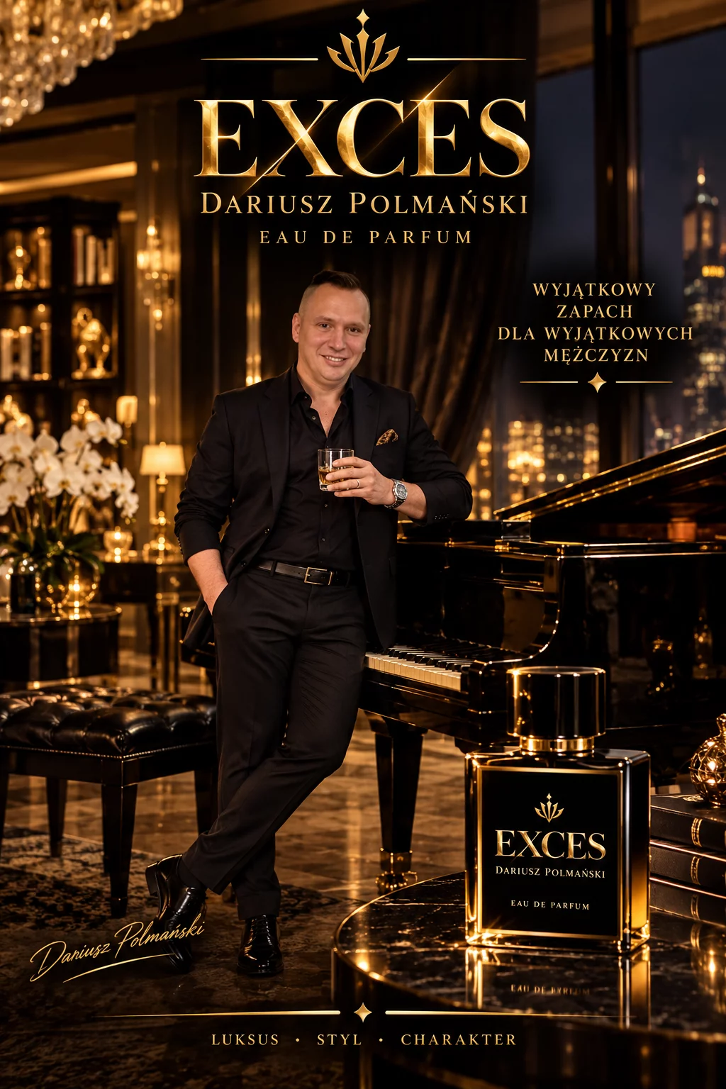 Perfumy Exces trafią do sklepów! Dariusz Polmański otwiera sklep z gadżetami