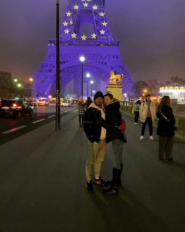 Magdalena Narożna i Krzysztof Byniak w Paryżu