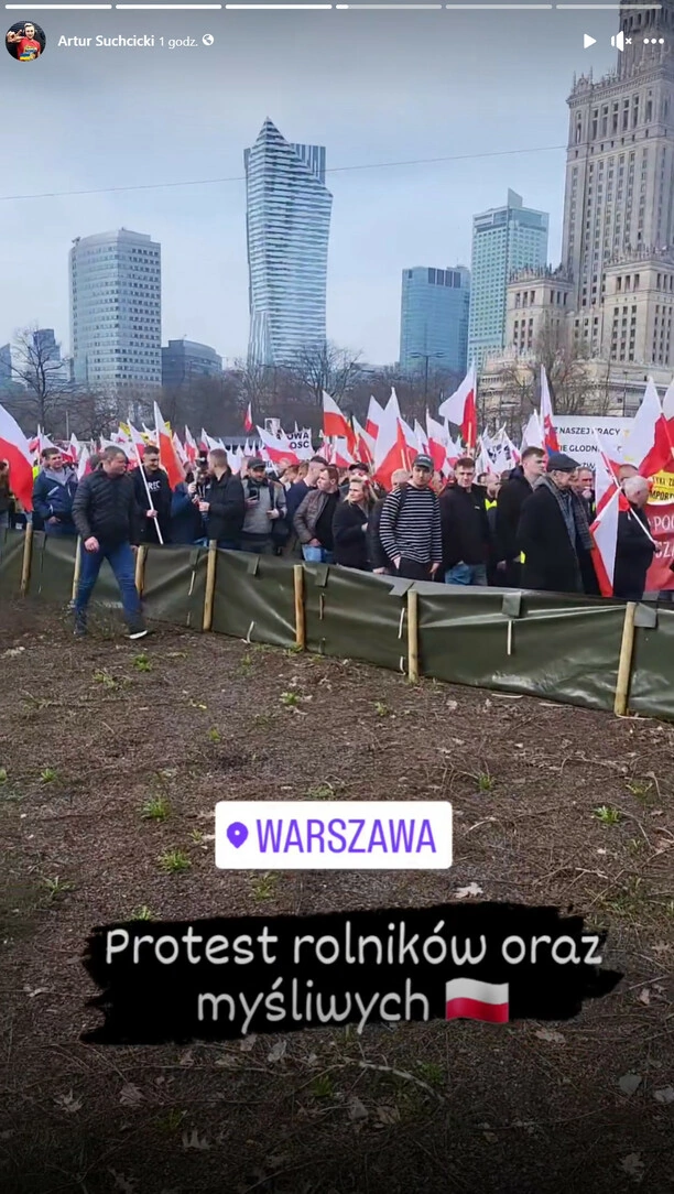 Power Boy wśród Rolników: Gwiazda Disco Polo na warszawskim proteście