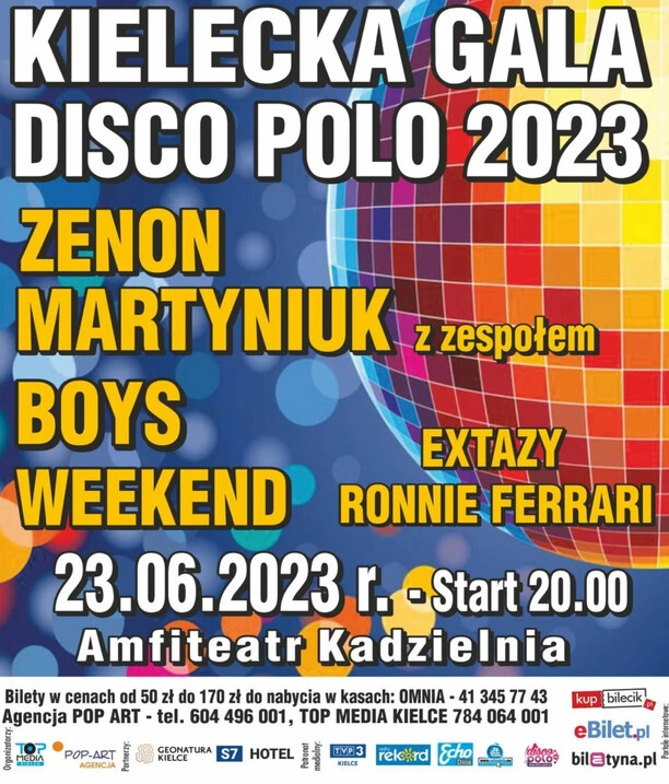Kielecka Gala Disco Polo 2023 już 23 czerwca - Lista wykonawców, bilety!