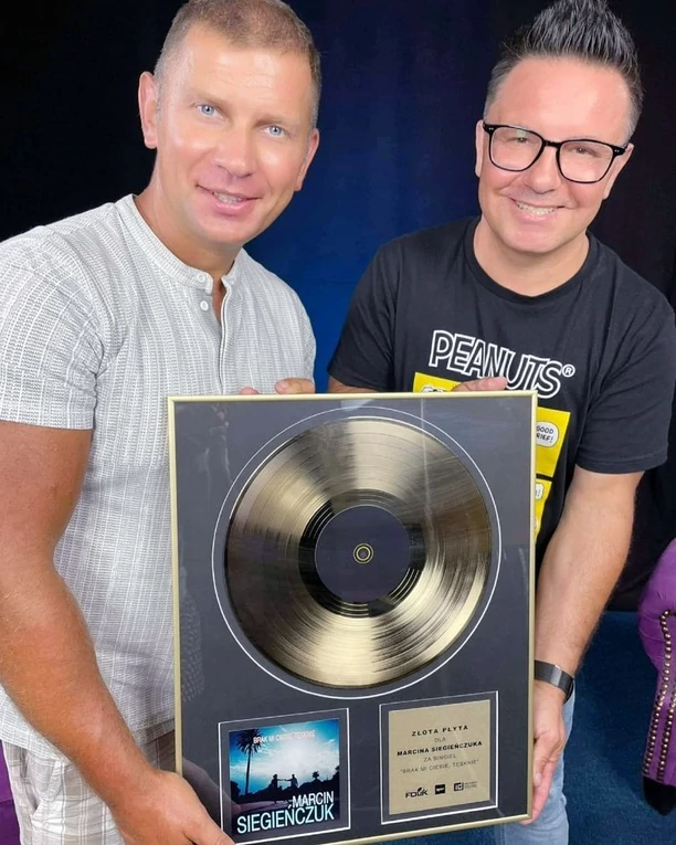 Złoto na koncie Marcina Siegieńczuka! Legendarny gwiazdor disco polo wyróżniony! 