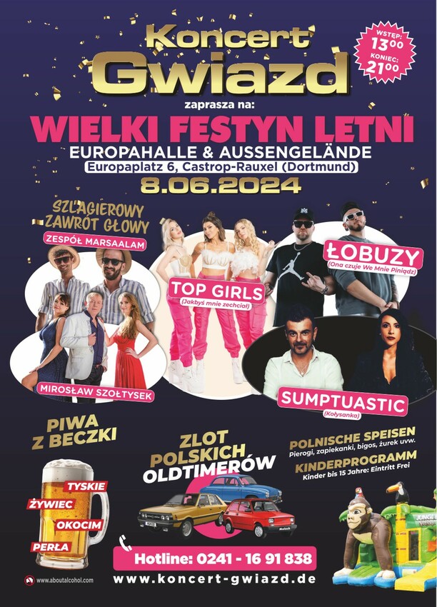 Wielki Polski Letni Festiwal w Castrop-Rauxel