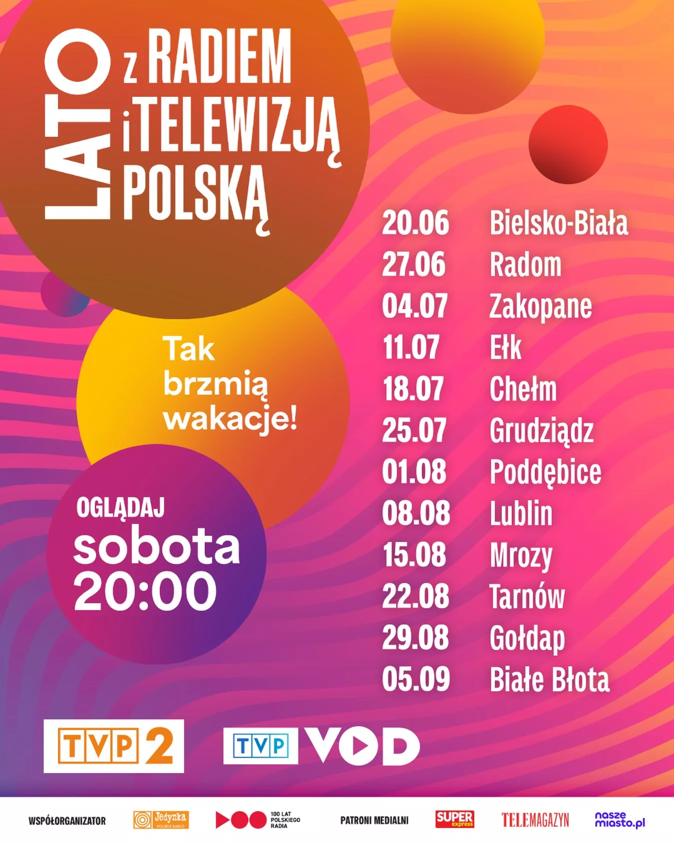 Gdzie i kiedy zagra Lato z Radiem i Telewizją Polską 2026