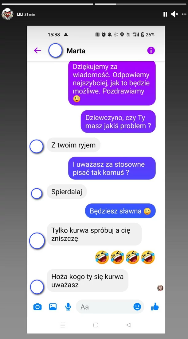 Atak na znaną gwiazdę disco polo! „Tylko k***a spróbuj, a Cię zniszczę„! Wokalistka pokazała wiadomości!