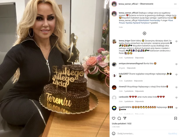 Teresa Werner w szoku! Szlagierowa artystka pochwaliła się wyjątkowym prezentem! 