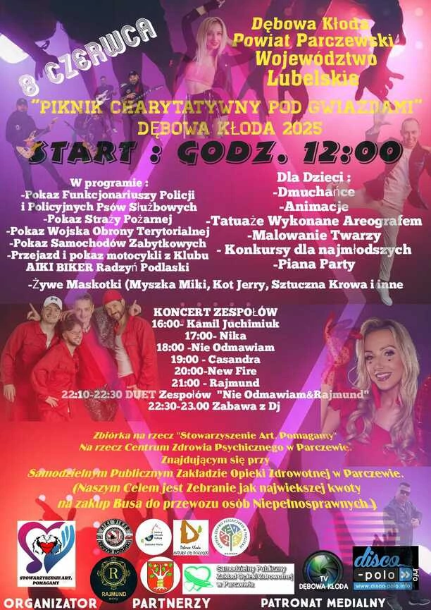 Artyści disco polo zagrają w szczytnym celu podczas wyjątkowego wydarzenia w Dębowej Kłodzie

