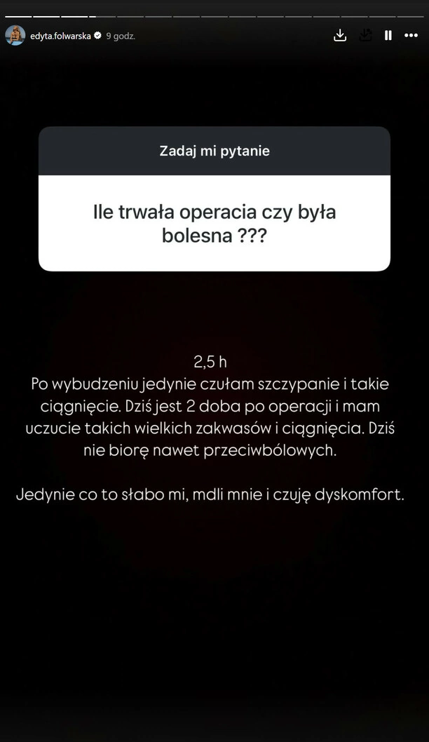 Edyta Folwarska powiększyła piersi?! Jest już po operacji wiemy jak się czuje i znamy cenę zabiegu! 