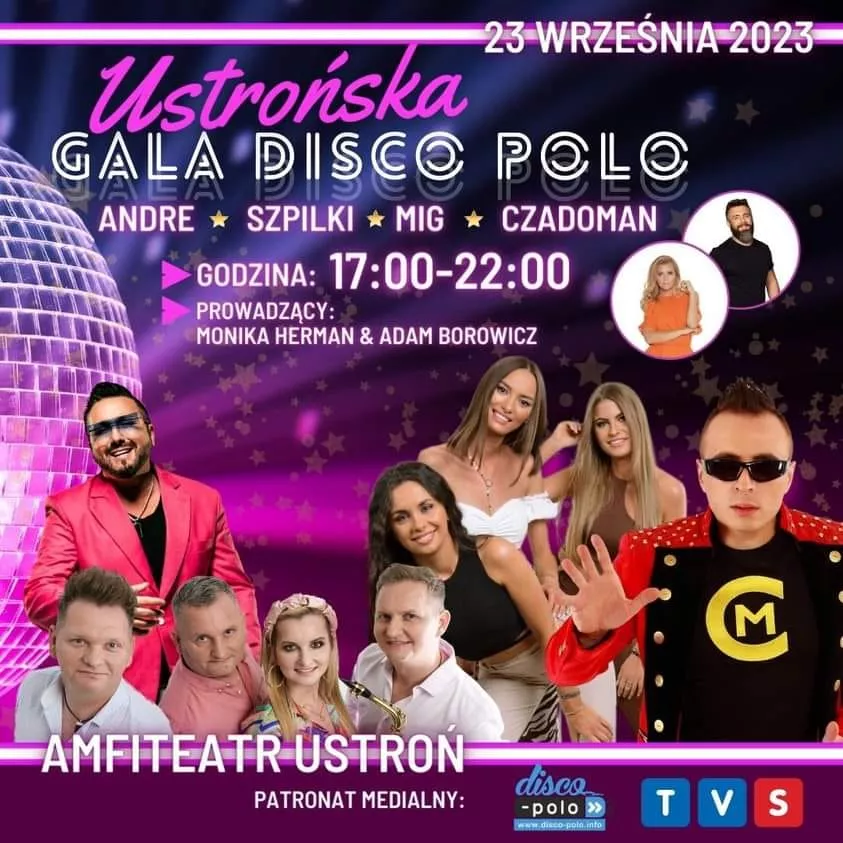 Ustrońska Gala Disco Polo już dziś 23 września!