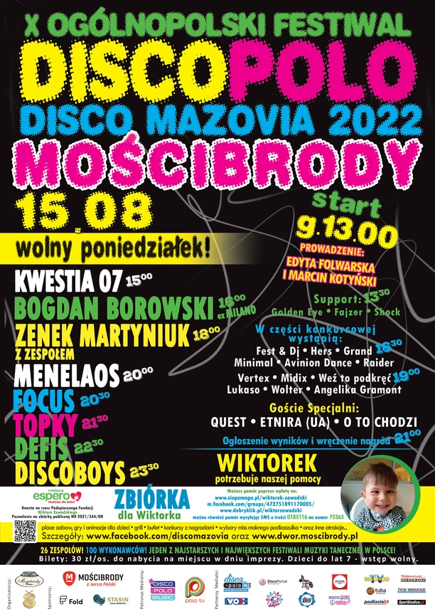 Disco Mazovia - Mościbrody 2022 już 15 sierpnia! Lista wykonawców, bilety!
