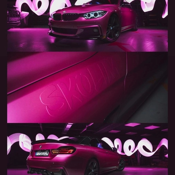 Co za fura! Skolim pochwalił się BMW i to w jakim kolorze! Wygląda przepięknie!