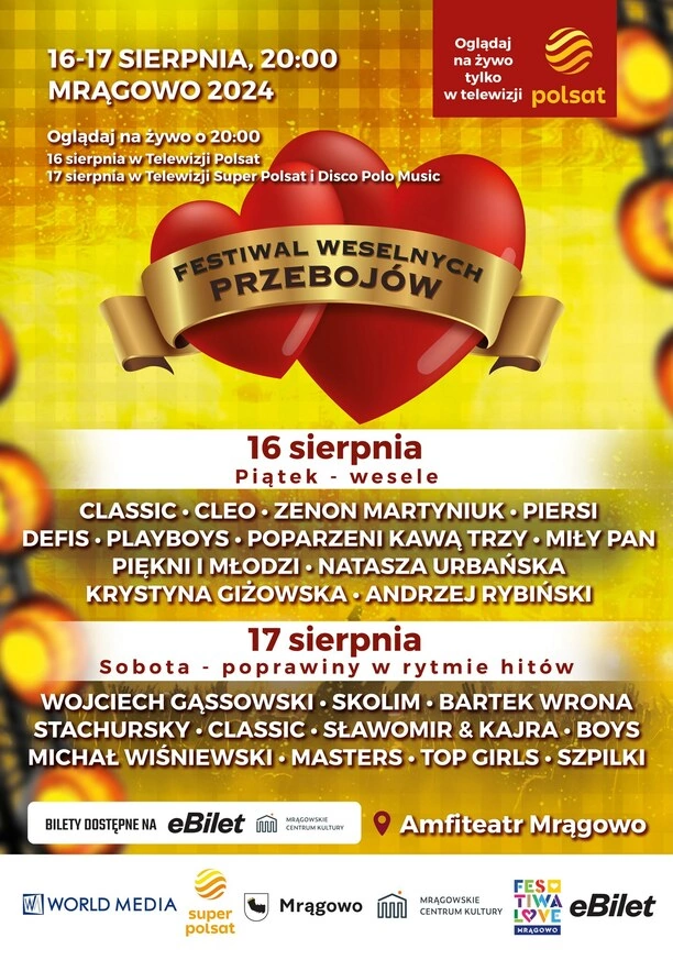 Festiwal Weselnych Przebojów 2024