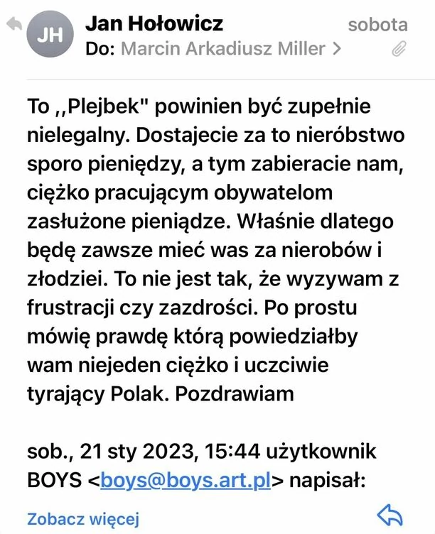 BARDZO ostre słowa w kierunku lidera zespołu Boys! Marcin Miller odpowiada na atak! 