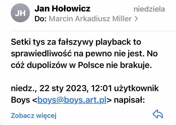 BARDZO ostre słowa w kierunku lidera zespołu Boys! Marcin Miller odpowiada na atak! 