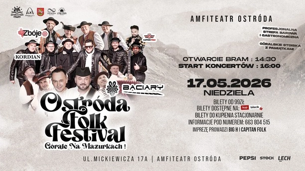 Kto wystąpi na Ostróda Folk Festival 2026?