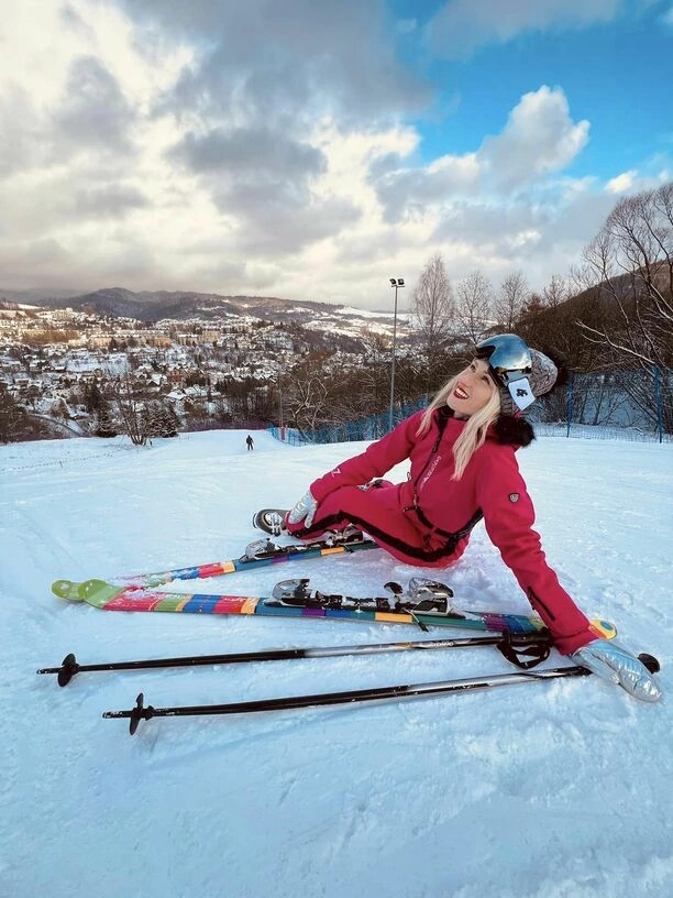 LaViola na stoku: Gwiazda disco polo wybrała się na narty!
