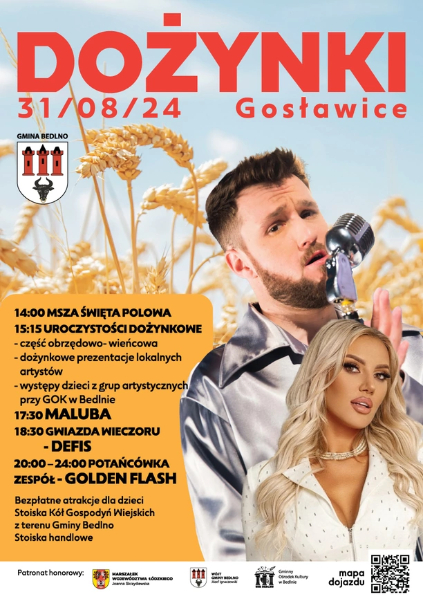 Musisz tam być! Maluba i Defis na Dożynkach w Gminie Bedlno – Wyjątkowe Wydarzenie!
