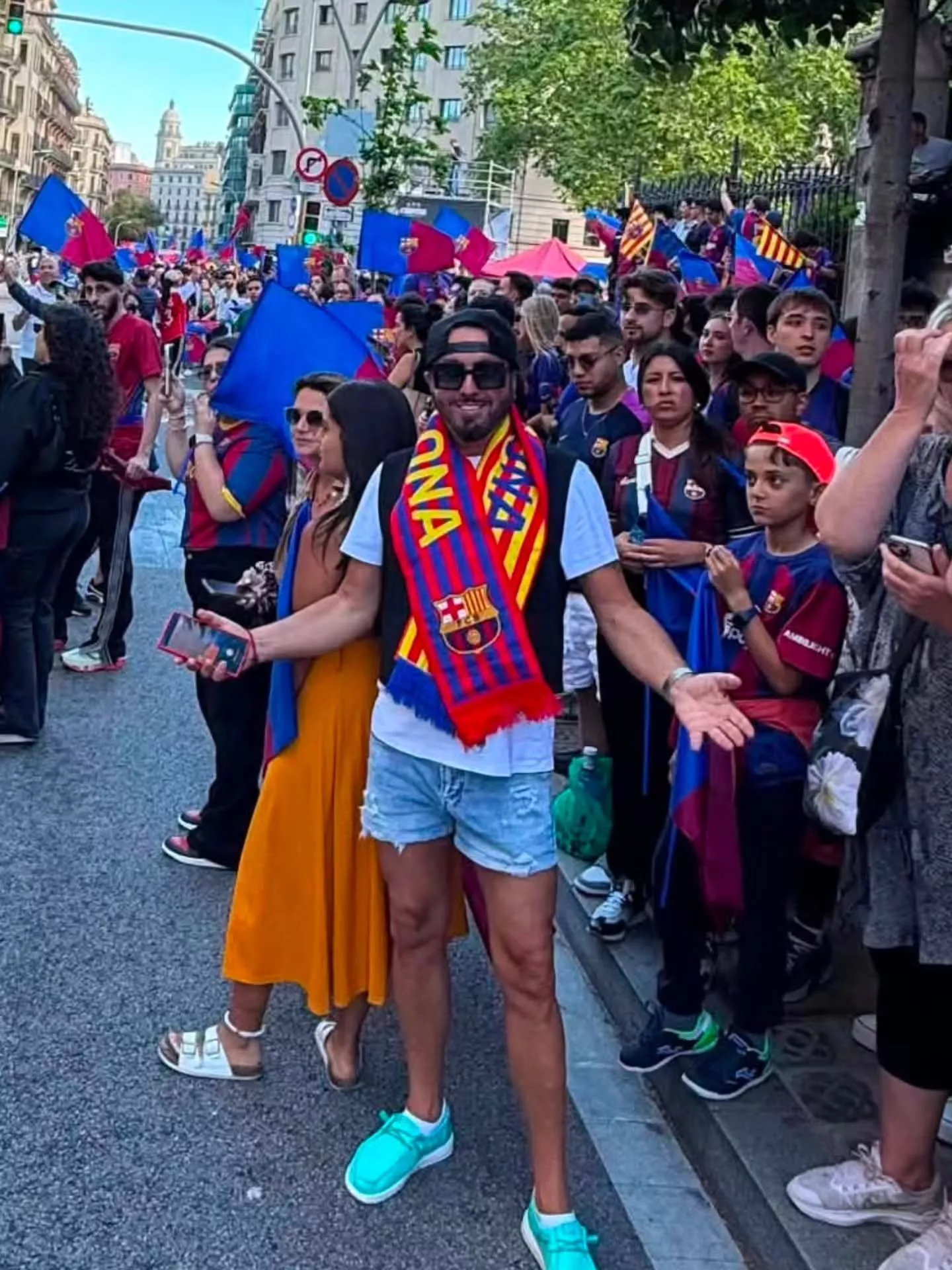 Andre w samym sercu fety FC Barcelony! Tak wokalista disco polo świętował 29. mistrzostwo Hiszpanii
