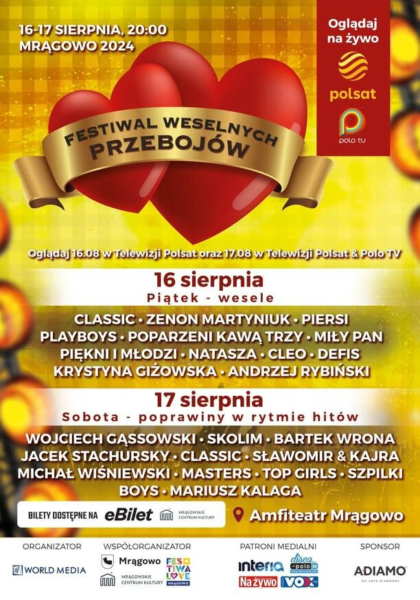 To największe wesele w Polsce?! Już za tydzień w telewizji POLSAT!Cała Polska będzie się bawić w rytm wielkich hitów disco polo!
