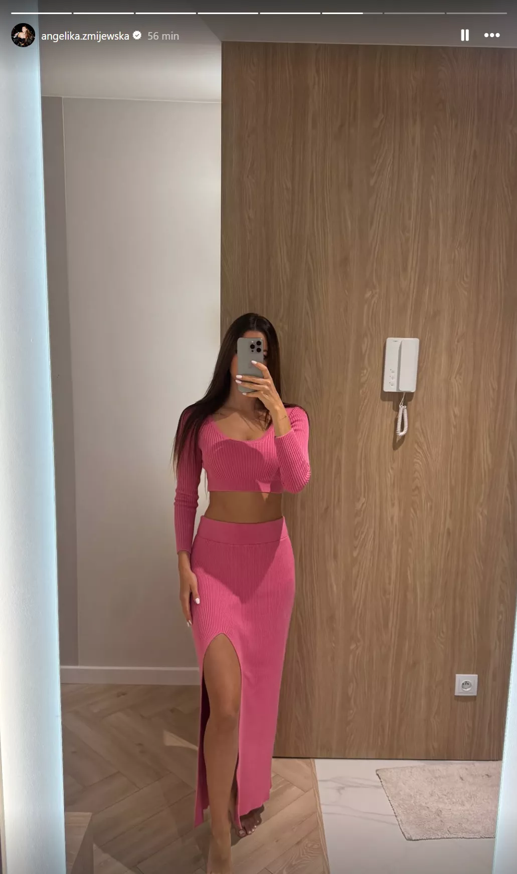 Angelika Żmijewska pokazała figurę w dopasowanej stylizacji! Gwiazda disco polo wygląda bosko!