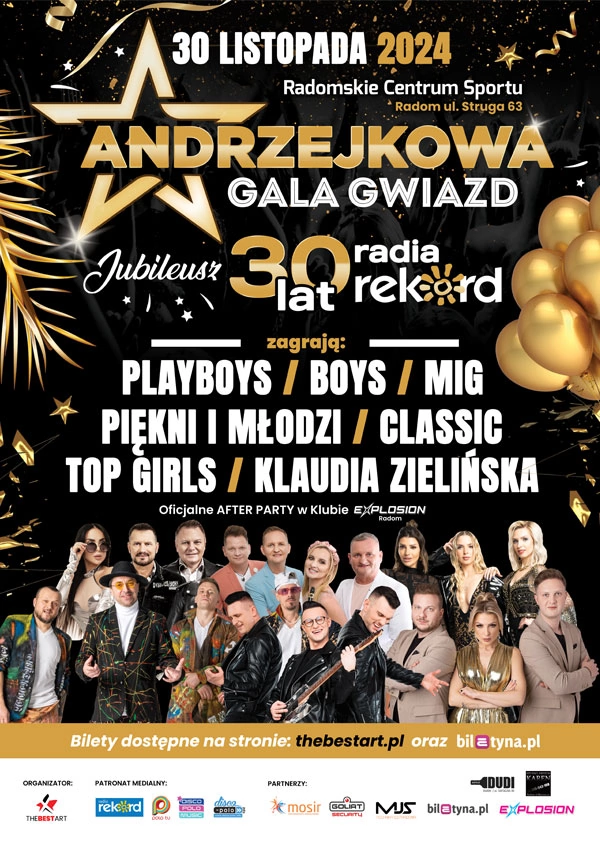 Andrzejkowa Gala Gwiazd 2024 – największe wydarzenie taneczne roku w Radomiu! 
