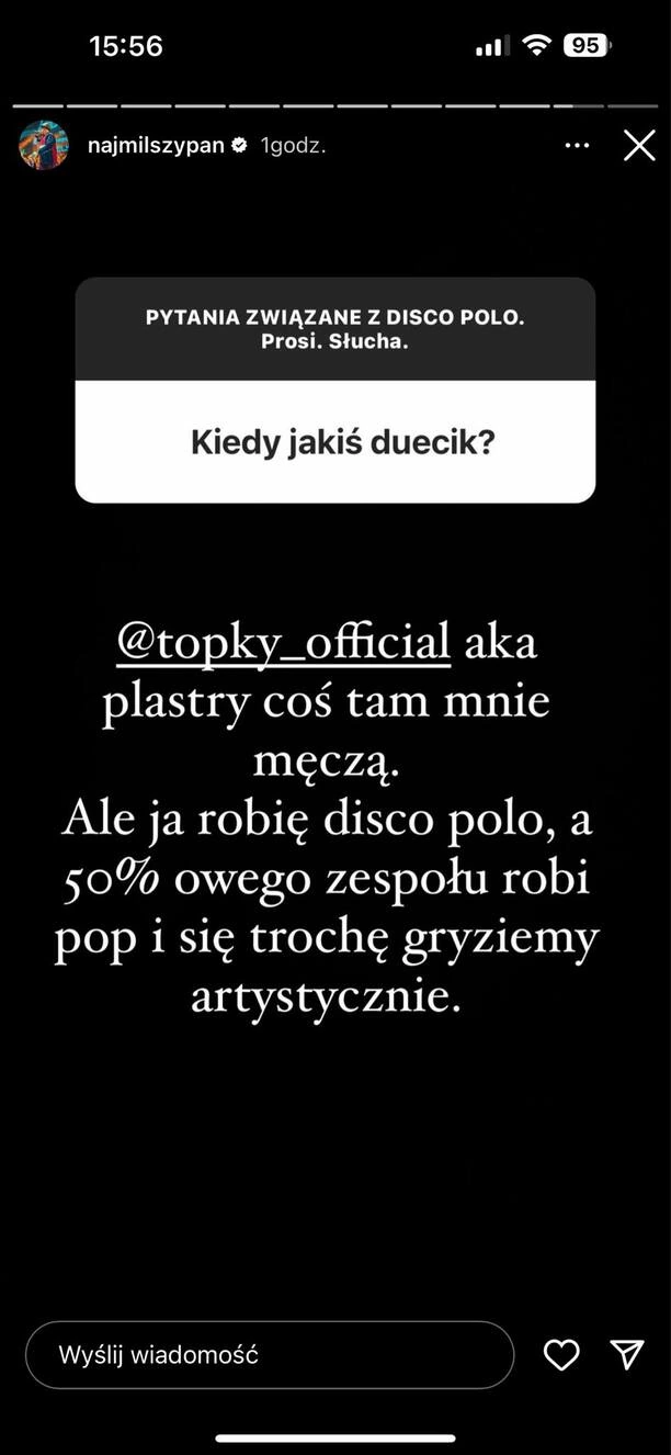 MiłyPan szczerze o relacji z grupą Topky „się trochę gryziemy artystycznie„! Czy fani mogą liczyć na DUET?!