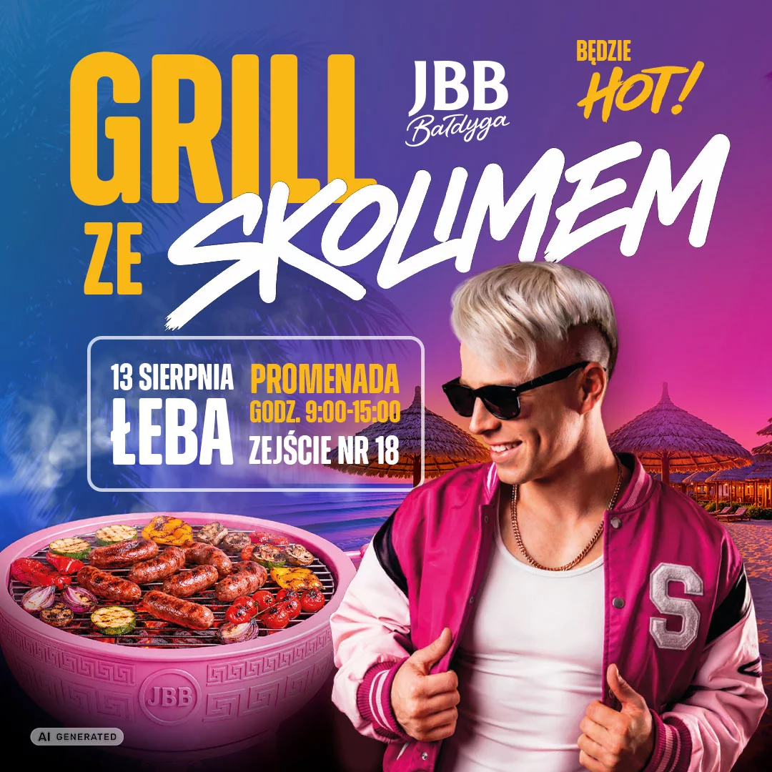 Grill ze Skolimem i JBB Bałdyga w Łebie