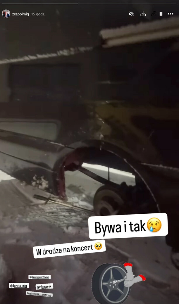 Ważne! Poważne problemy zespołu Mig! Awaria busa tuż przed koncertem | ZDJĘCIA
