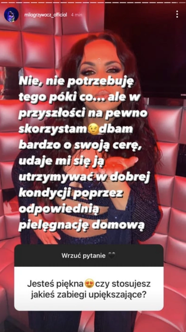 Milena Grzywacz szczerze o pielęgnacji skóry i zabiegach medycyny estetycznej! ”.. to zabójstwo dla cery”