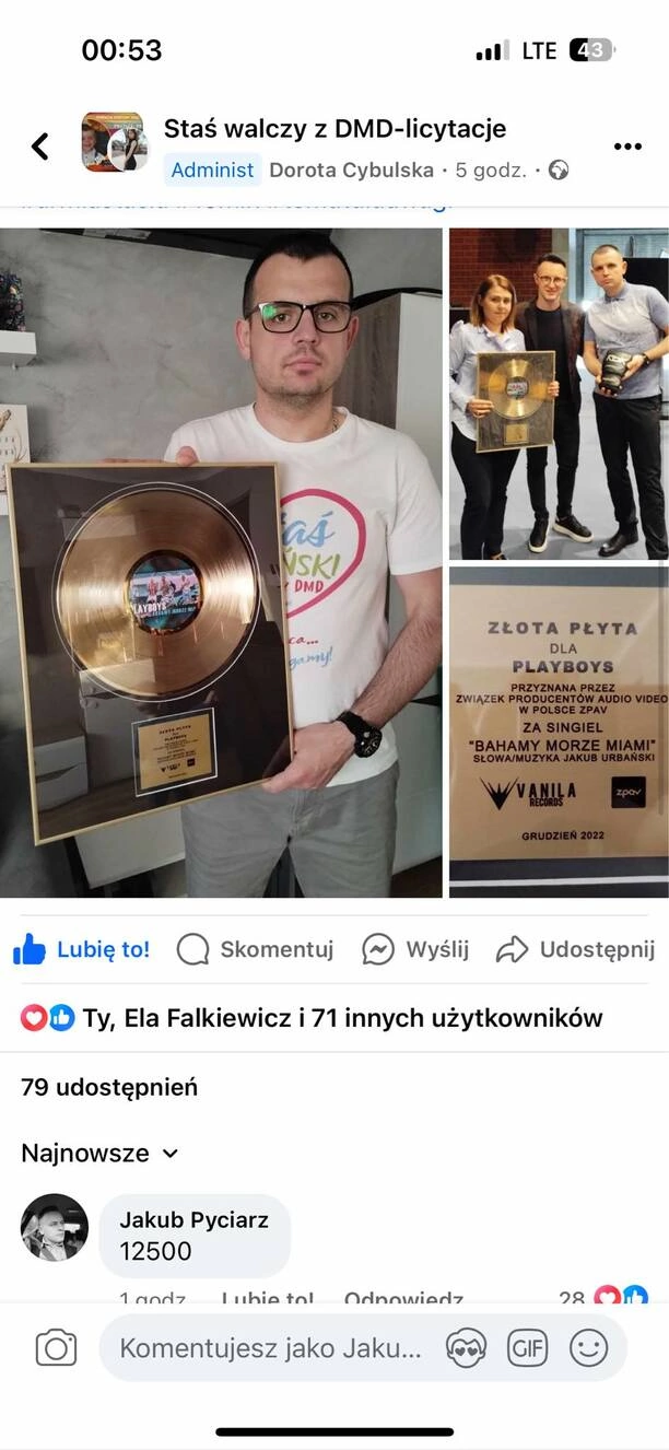 Kuba Urbański z Playboys wspiera akcję charytatywną! Znów pokazał wielkie serce! Kwoty zwalają z nóg!