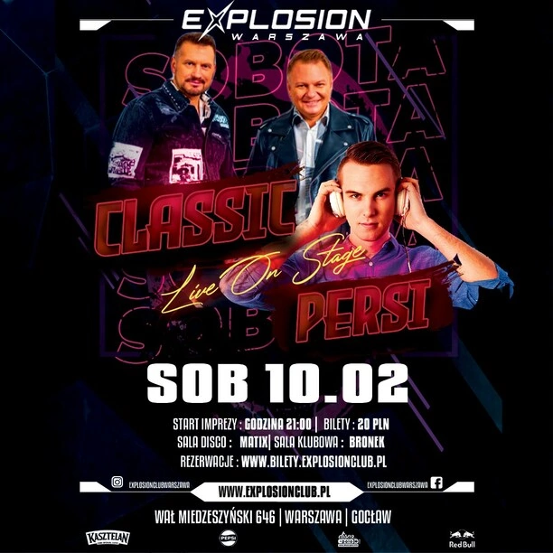 Już dziś koncert zespołu Classic w klubie Explosion w Warszawie! 10 luty 2024